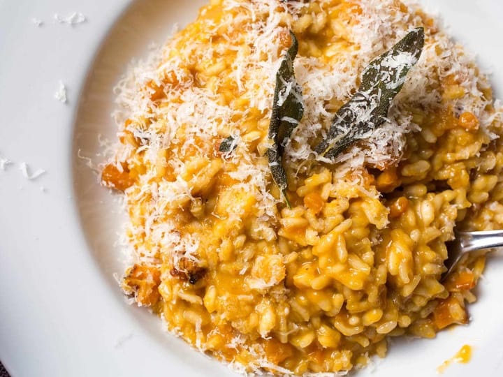 Butternut Squash Risotto with Sage